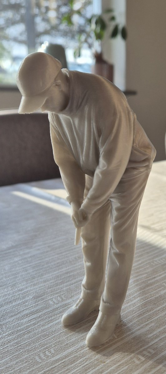 Golfspiller putter